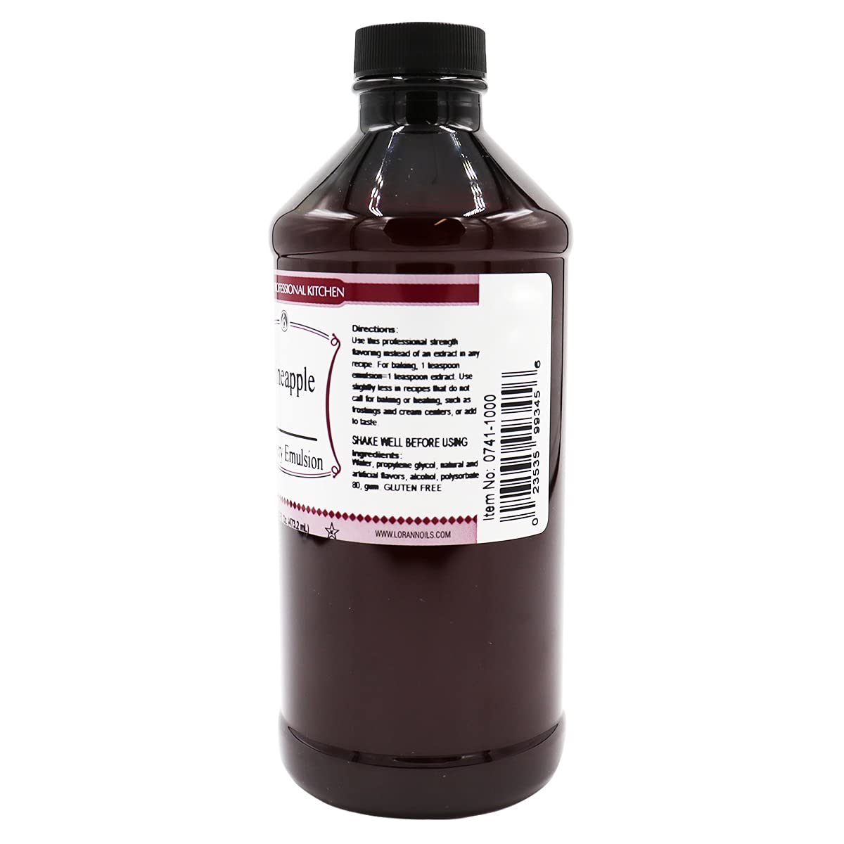 Lorann Pineapple Bakery Emulsion, 16 Ounce Bottle