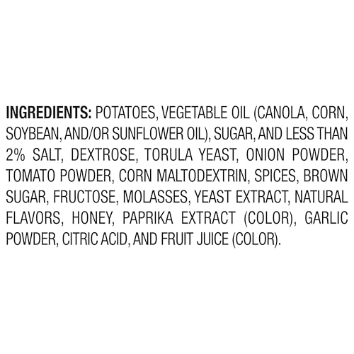 Lays Potato Chips, Honey Barbecue Flavored Snacks, 7.75oz Bag