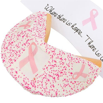 Lady Fortunes Pink Ribbon Giant Fortune Cookie