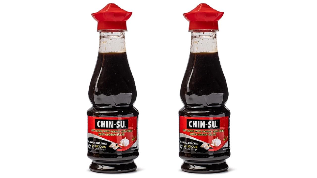 2 Packs - Garlic and Chili Soy Sauce - Nuoc Tuong Toi Ot - 250ml per Bottles x 2 Bottles per Order