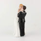 Bride & Groom Wedding Cake Topper, Wedding And Engagement Party Fun Wedding Couple Figurines Decorations Gifts (Groom Lift Bride