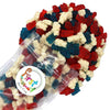 FirstChoiceCandy Gummy Bears (Patriotic Red-White & Blue, 2.5 Pound (Pack of 1))