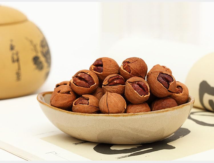 Chinese Walnuts(With Shells),Fresh New Linan Mountain Walnuts,Easy-to-Peel Linan Mountain Walnuts,Creamy/Salty,Net 8.8 oz./250g,