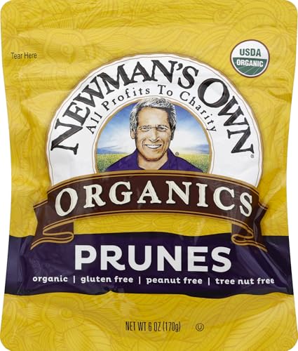 Newmans Own Organic Prunes, 6 Oz, KHR-006-B2, 100% Organic, Gluten-Free