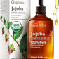 Gya Labs Organic Jojoba Oil For Skin - Vegan & Pure Jojoba Oil Organic Cold Pressed Unrefined - Jojoba Oil For Hair, Ear Stretch