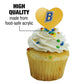 GRAPHICS & MORE Cupcake Picks Set of 6, Acrylic Toppers, California State University Bakersfield, One Size, Heart Decoration