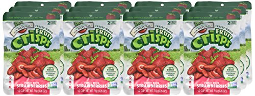 Brothers All Natural Fruit Crisp Strawberry 0.26 Ounce (Pack Of 12)