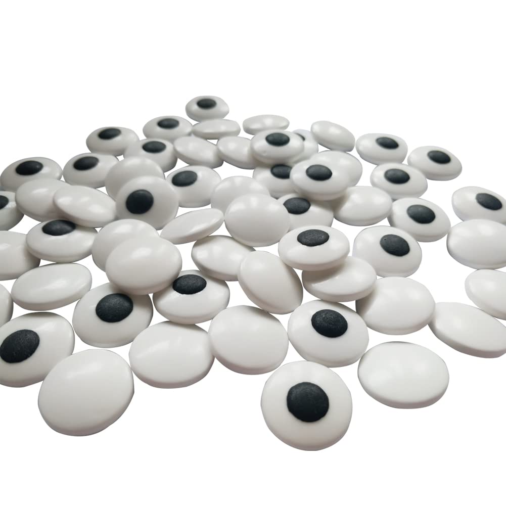2 Bottles Candy Eyes Eyeballs - Cake Cupcake Toppers - Edible Baking Decorations for Cupcakes, Cakes, Cookies - Halloween, Chris