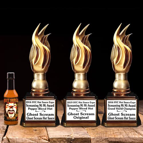 Ghost Scream Hot Sauce - ''Original Flavor'' (Smoky, Bold & Flavorful!) - Original Award-Winning Ghost Pepper Recipe, (5.5 Oz.)
