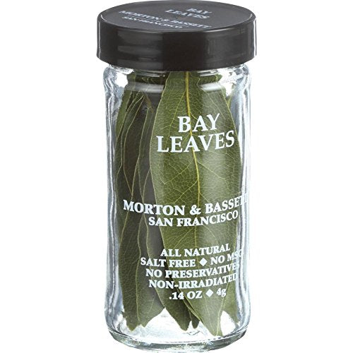 Morton & Bassett Bay Leaves, Pack of 3 Jars, 0.14 Ounces Each, Culinary Herb Seasoning