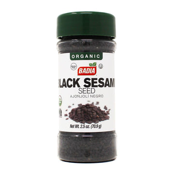 Badia Organic Black Sesame Seeds, 2.5-Ounce