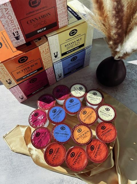 Coffee Beanery Banana Nut Bread Coffee Pods, Medium Roast, 12 Count Pack