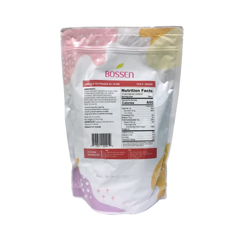 Bossen Bubble Tea All-In-One Powder Mix (Thai Milk Tea)