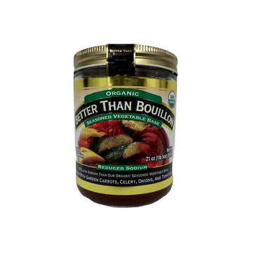 Better Than Bouillon Organic Seasoned Vegetable Base, 21 oz, 100 Servings, Original Version, Pack of 1