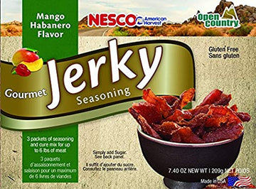 Nesco Bjj-6, Gourmet Jerky Seasoning, Mango Habanero Flavor, 3Count, 7.4 Ounce (Pack Of 1)