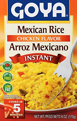 Goya Foods Instant Mexican Rice, Chicken Flavor, 6 Ounce (Pack of 24)