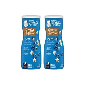 Gerber Graduates Blueberry Puffs Cereal Snacks 1.48 Ounce (Pack Of 2)