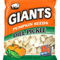 Giants Pumpkin Seeds, Dill Pickle Flavored Roasted 5.15 Oz. (Pack Of 12)