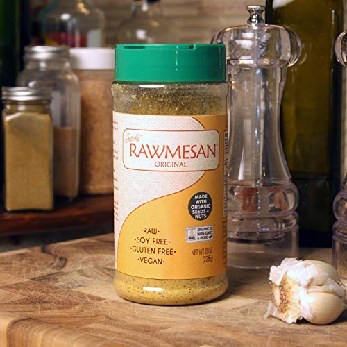 Vegan Nutritional Yeast Seasoning, Gopals Rawmesan Original (Parmesan Cheese Alternative) - 8 Ounces