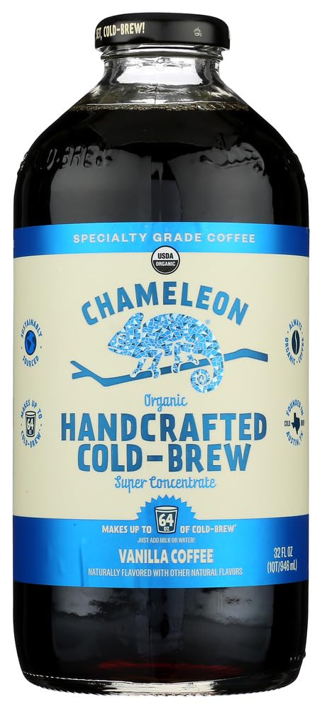 Chameleon Cold-Brew Vanilla Coffee Concentrate, 32 Fl Oz (Pack of 2)