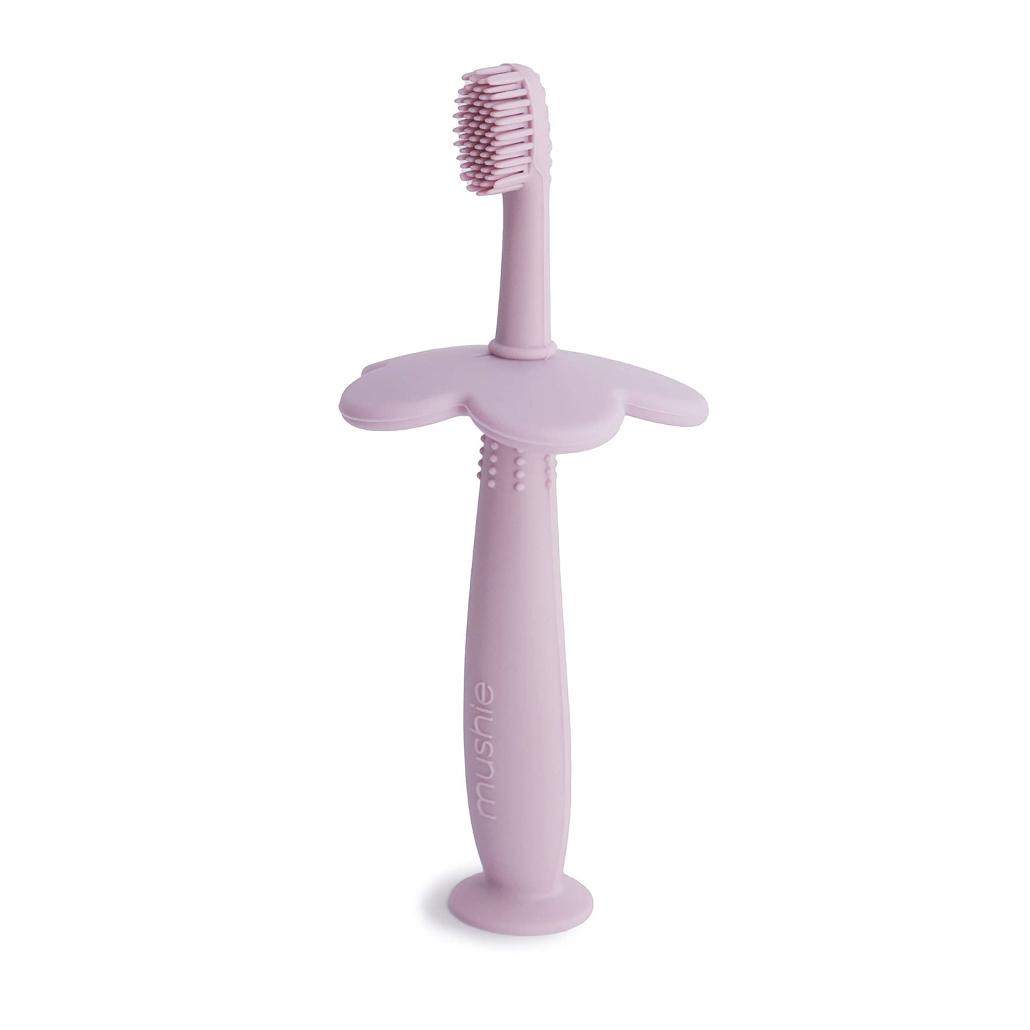 Mushie Flower Toddler Training Toothbrush (Soft Lilac)