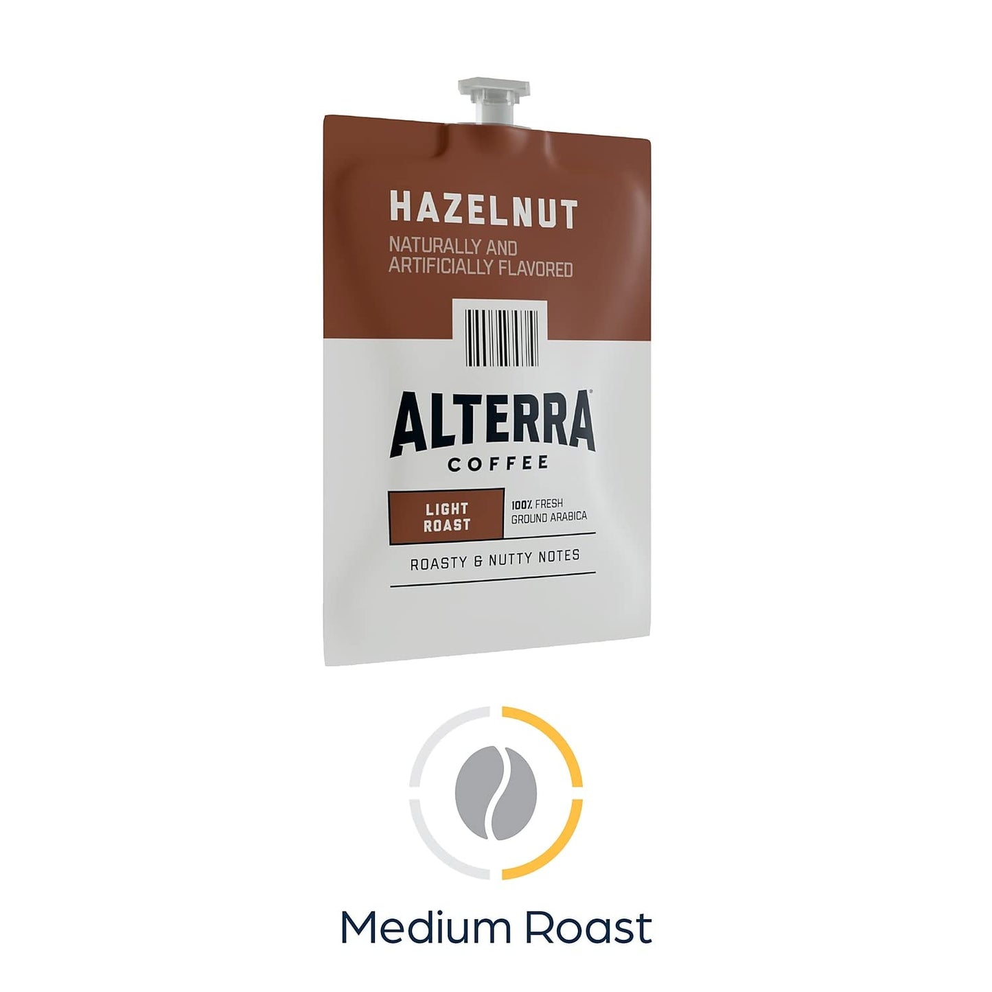 Alterra A185 Alterra Hazelnut Coffee 100/Ct Black
