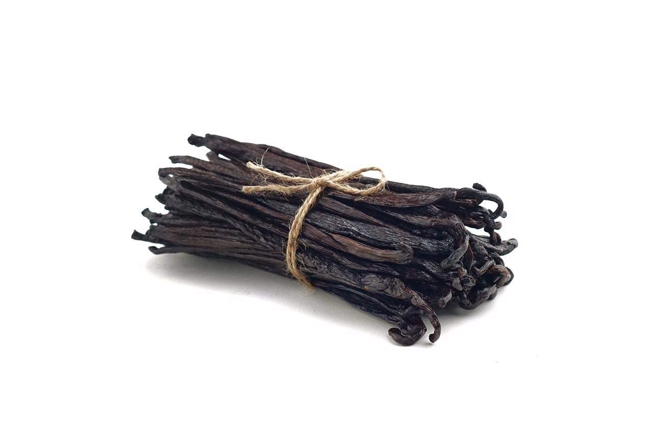 25 Vanilla Beans For Making Vanilla Extract Grade A - Non-Gmo Planifolia Vanilla Beans Bulk, 6-8 Inches Vanilla Beans For Making