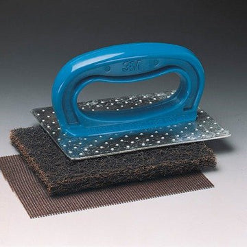 3M Scotch-Brite 461 Griddle Pad Holder, Griddle Polishing Pad 46 And Griddle Screen 200, Blue, 1/Pk