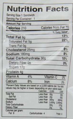 Astronaut Foods Freeze-Dried Ice Cream Sandwich, Nasa Space Dessert, Vanilla, 1 Count