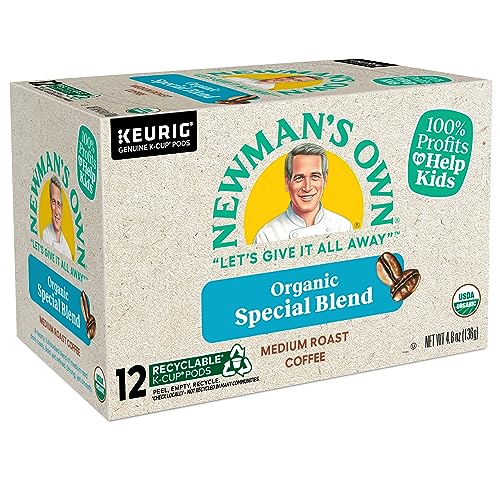 Newmans Own Organics Special Blend Keurig Single-Serve K-Cup Pods, Medium Roast Coffee, 72 Count (6 Packs of 12)