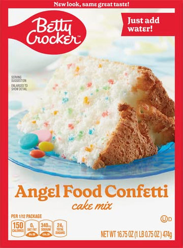 Betty Crocker Angel Food Confetti Cake Mix, 16.75 Oz.