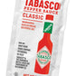 TABASCO Original Red Pepper Sauce, Medium Hot Sauce Packets, 0.1 Oz, 200 Count - Perfect for Dips, Tacos & On-The-Go Flavor