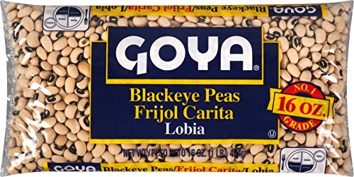 Goya Foods Blackeye Peas, Dry, 16 Ounce (Pack of 24)