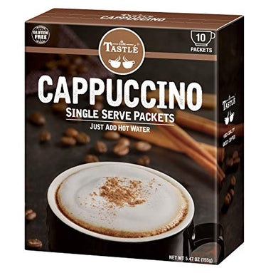 Cafe Tastl   Single Serve Cappuccino Coffee, 10 Count