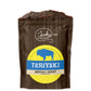 Jerky.com Exotic Teriyaki Buffalo Jerky - Wild Game Meat Snacks, Exotic Snacks, High-Protein, All-Natural, No Added Preservative