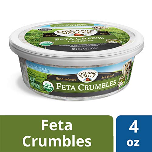 Organic Valley Organic Feta Cheese Crumbles, 4 oz