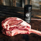 Bearded Butchers Black Blend Seasoning, 9.5 Oz Large Shaker - Coffee & Molasses Flavor For Steaks, Brisket, Burgers, Roasts, Gam