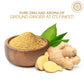Pride Of India Ginger Fine Ground Gourmet Spice, 8oz Medium Dual Sifter Bottle, No Additives, Fresh Root Powder