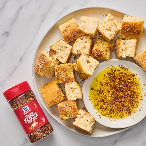 McCormick Seasoning, Crushed Red Pepper & Italian Herbs, Robust Italian Seasoning for Garlic Bread, Pasta, Dip and More, 2.64 oz