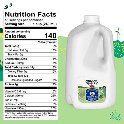 Organic Valley, Organic 2% Milk, 128 oz (Gallon)