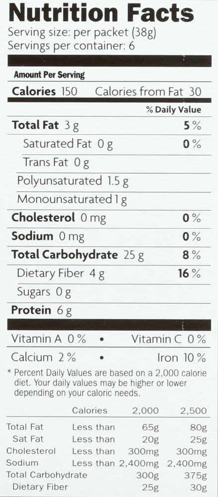 Qi'A Superfood Organic Hot Oatmeal - Superseeds And Grains - 2 Boxes With 6 Packets Each Box (12 Packets Total)
