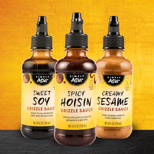 Simply Asia Drizzle Sauce, Sweet Soy, Savory, Sweet Sauce for Drizzling on Rice Bowls, Sticky Rice, Chicken Skewers, Sashimi, Sp