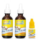 Concentrated Liquid Sucralose Sweetener, 2Oz/60Ml (1450 Servings), 2-Pack | One Free Travel Size Bottle 0.34Oz/10Ml (240 Serving