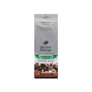 Maatouk Lebanese Coffee With Cardamom Gourmet Blend, 7 Ounce