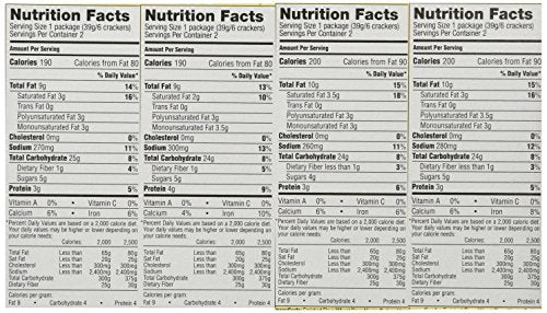 Lance, Captains Wafer Crackers, Variety Pack, 11oz Tray (Pack of 3)