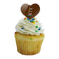Scooby-Doo Headshot Heart Love Cupcake Picks Toppers Decoration Set of 6