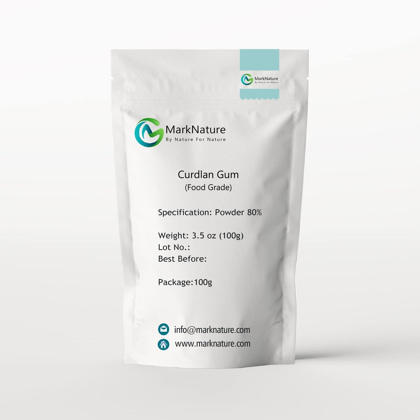 MarkNature Curdlan Gum,Thermal Gel, Coagulation Polysaccharide, Food Grade,100g (3.5oz)