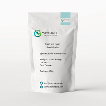 MarkNature Curdlan Gum,Thermal Gel, Coagulation Polysaccharide, Food Grade,100g (3.5oz)