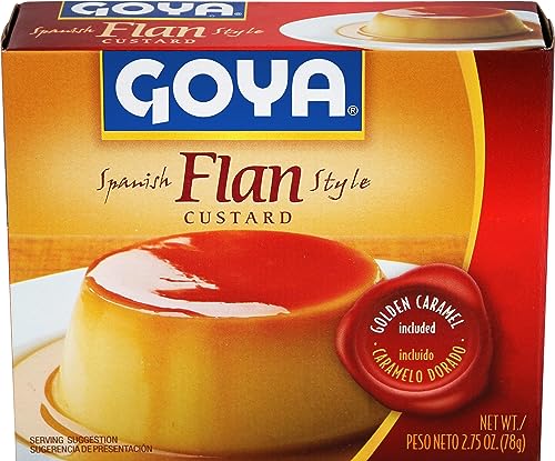 Goya Foods Flan Custard With Caramel, 2.75 Ounce (Pack Of 36)