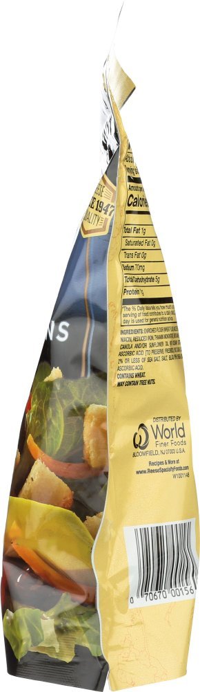 Reese Sea Salt And Black Pepper Croutons, 6-Ounces (Pack Of 12)